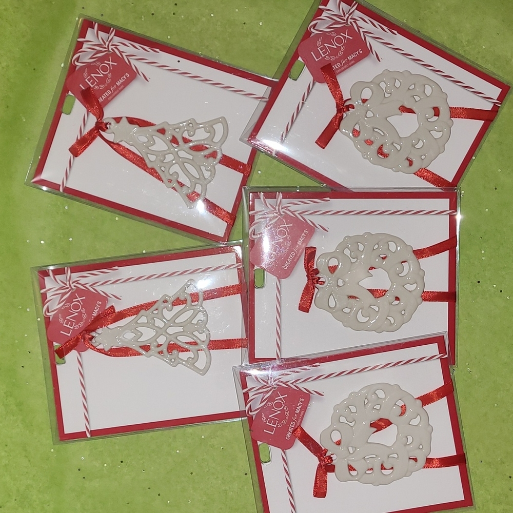 🎄NWT 5 Lenox Ornaments (Set of 5)